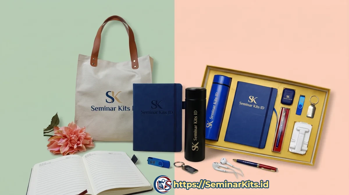Contoh Sampel Corporate Gift Set Premium dalam Hardbox Magnetik