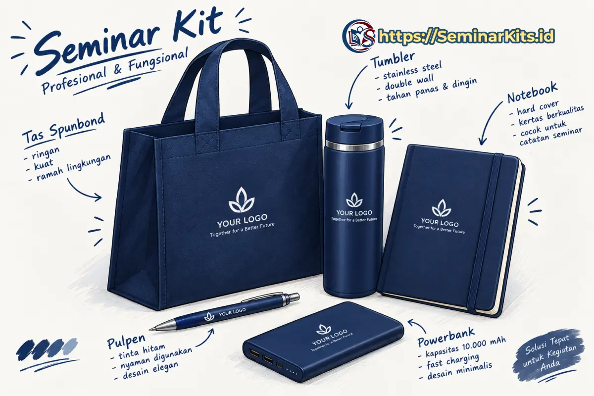 Paket Seminar Kit Lengkap untuk Instansi Pemerintah dan B2B